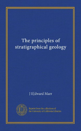 Large book cover: The Principles of Stratigraphical Geology