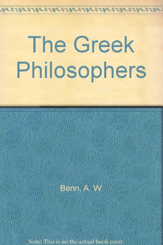 Large book cover: The Greek Philosophers