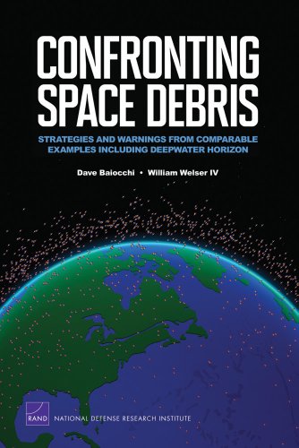 Large book cover: Confronting Space Debris