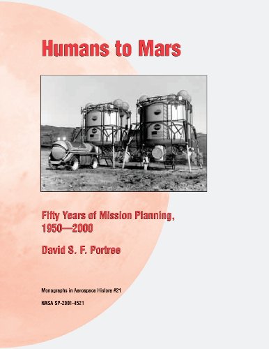 Large book cover: Humans to Mars: Fifty Years of Mission Planning, 1950-2000